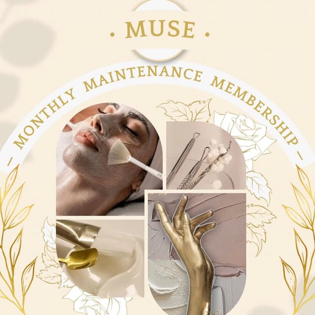 Monthly Maintenance Membership at MUSE BEAUTY & SKIN   505•423•3347 in Taos, NM
